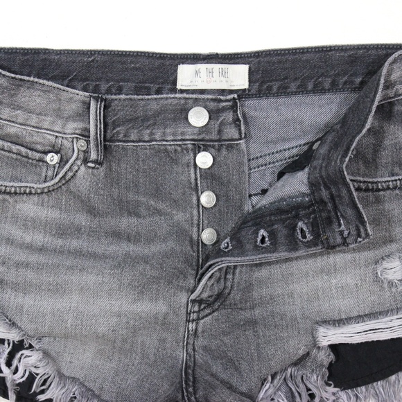 We the Free People Cut Off High Waist Denim Short - Picture 2 of 3